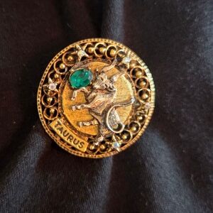 Arthur Pepper Taurus Astrology Brooch